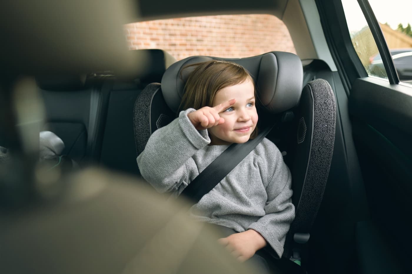 Child in the buddyfix car seat